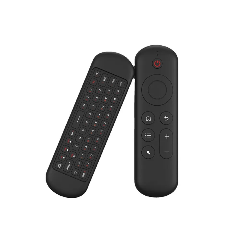 Mini clavier Bluetooth 5.0 2.4 ghz, sans fil, rétro-éclairage, télécommande vocale, pour ordinateur portable, Android TV Box_voghion.com