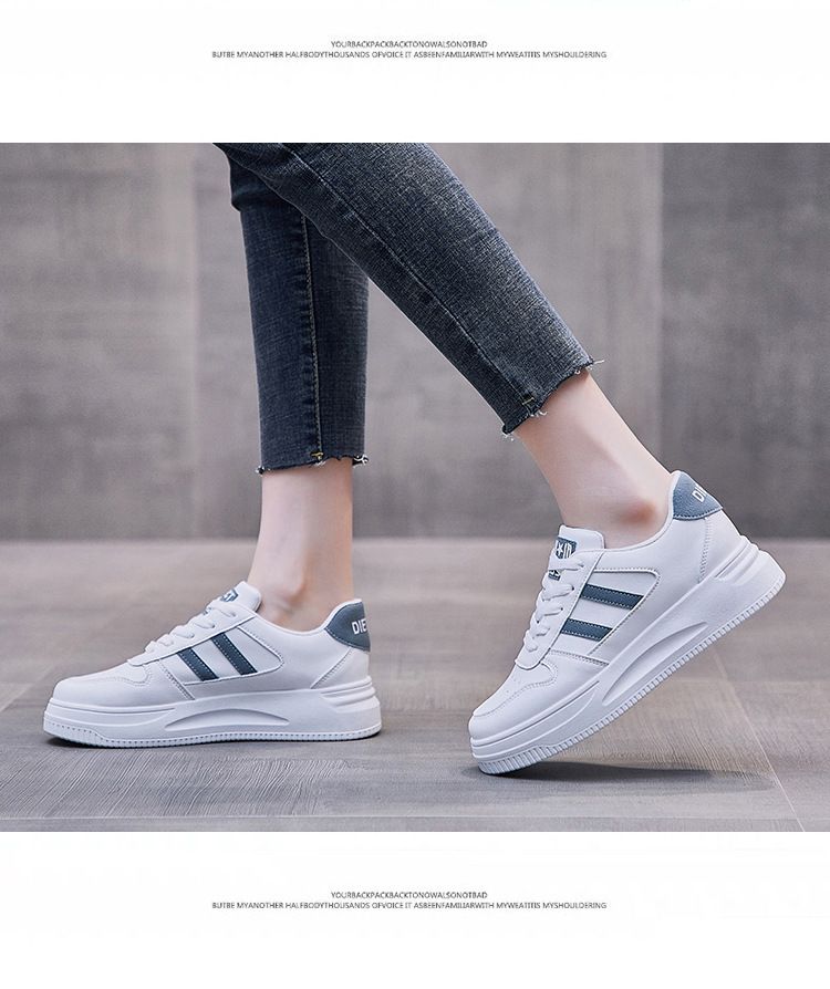 Weiße Sneakers für Damen – Atmungsaktive Freizeitschuhe für Mädchen, modische Schnürschuhe aus Canvas für den Herbst_voghion.com