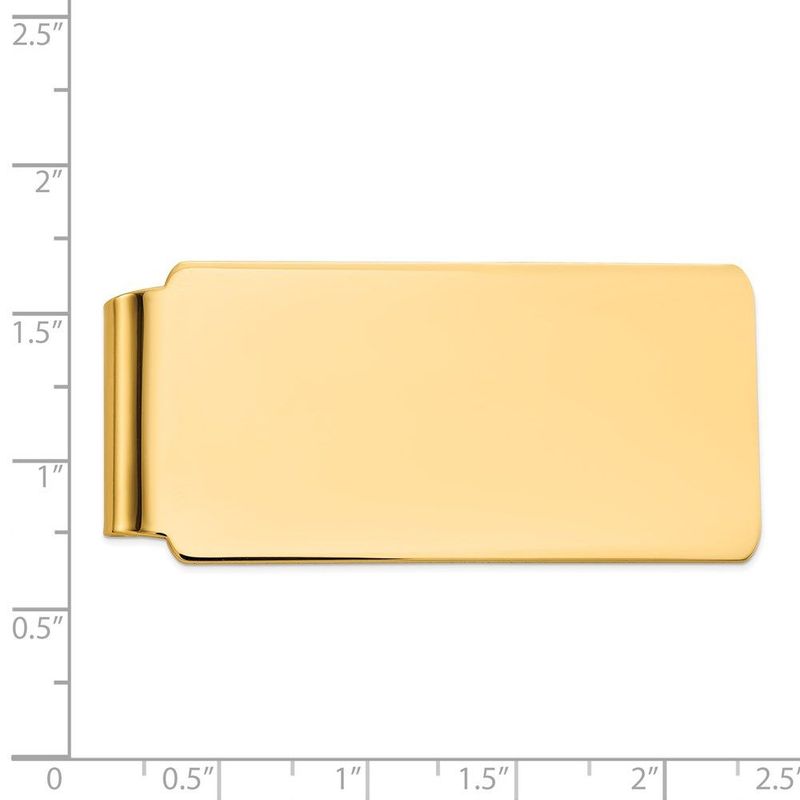 14k Men's Polished Money Clip_voghion.com