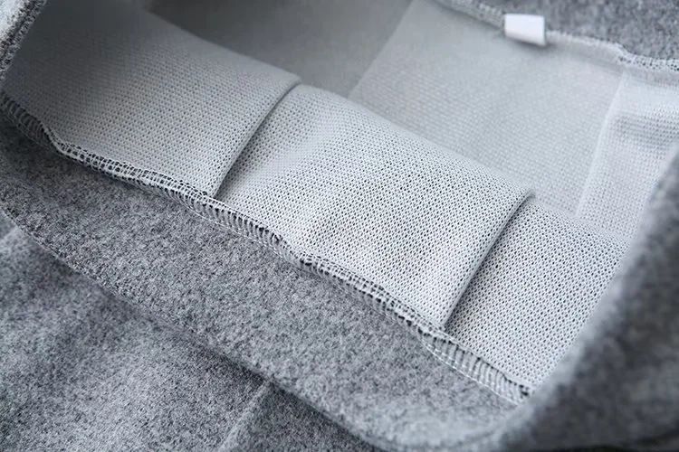 Roupas femininas cintura abraçando pequeno terno uma linha saia longa terno de duas peças_voghion.com