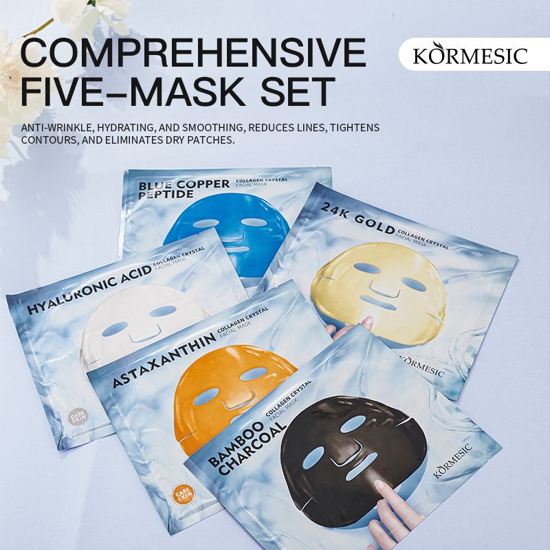 KORMESIC Bamboo Charcoal Collagen Crystal Mask 60g Tablets_voghion.com