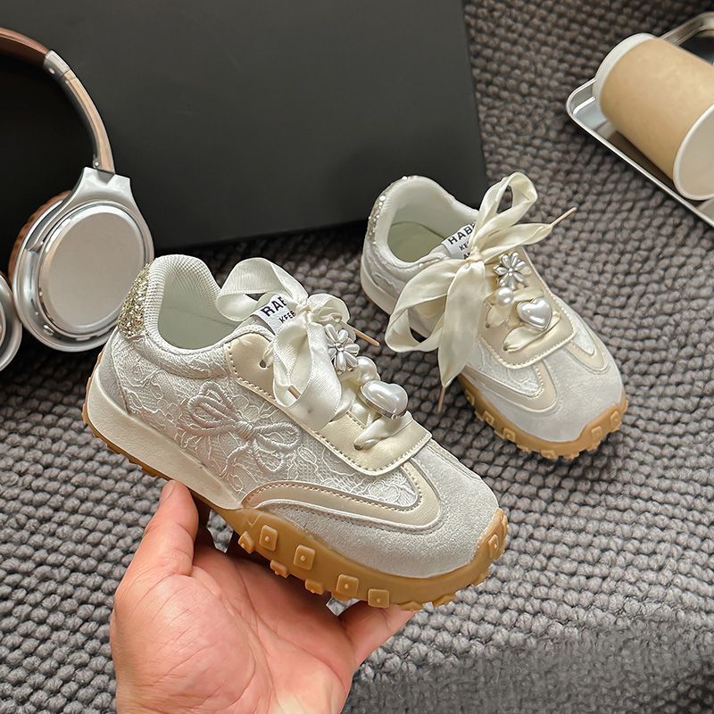 2024 Nuovi sandali traspiranti in rete per ragazze, comode scarpe sportive in pelle per bambini, scarpe da scuola per bambini_voghion.com