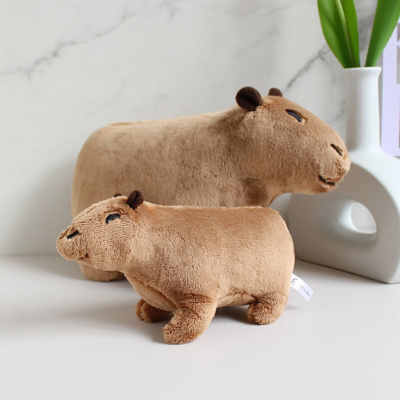 18/30cm Capybara Rodent Plush Toy Cartoon Animal Hydrochoerus Hydrochaeris Plush Doll Soft Toy Christmas Gift Toys For Children_voghion.com