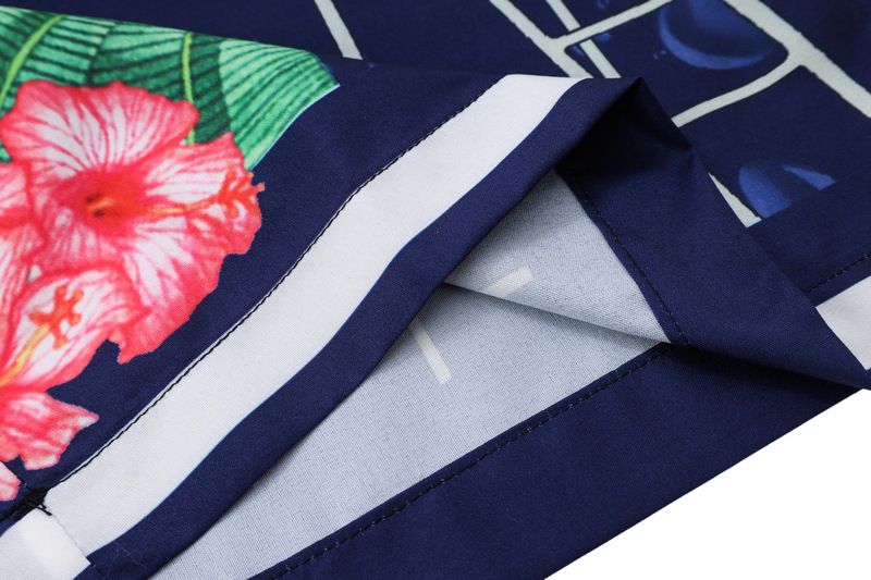 Ropa para hombre, estilo urbano, camisa floral, traje, playa, surf, camisa con estampado completo, cárdigan informal, pantalones cortos a juego para hombre_voghion.com