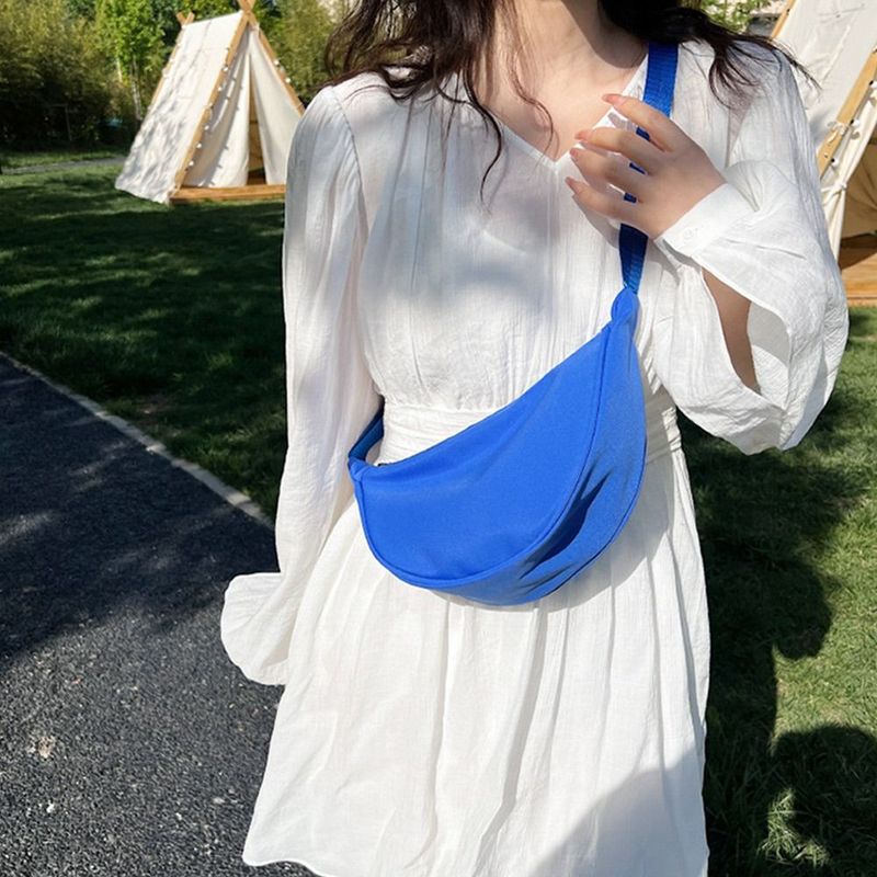 Nylon Crossbody für Frauen Mode tragbare Casual Hobos Sport Brusttasche Unterarm Bas Studenten Dump Form Schulter_voghion.com