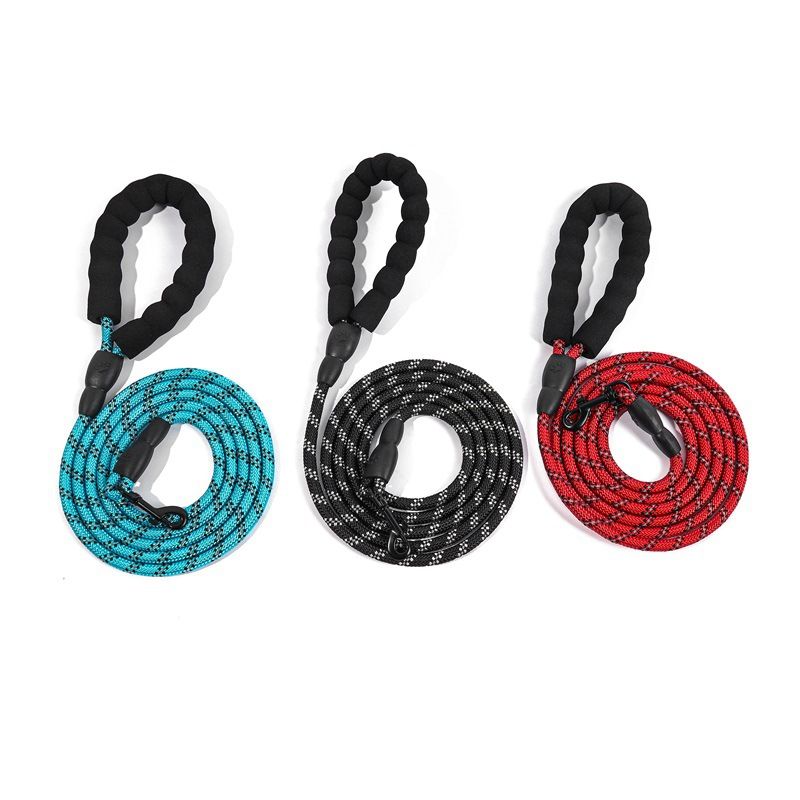 New Pet Supplies Guinzaglio anti-tiro e anti-fuga in nylon multicolore per cani di piccola e media taglia_voghion.com