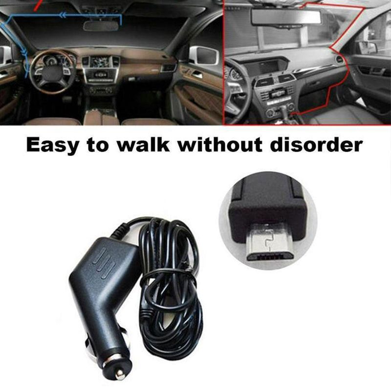 5V gebogen mini-USB-oplaadpoort voor auto-DVR, camera, GPS-recorder_voghion.com