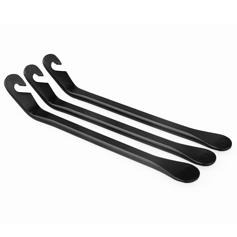 Black metal bicycle outer pry bar, mountain bike tire disassembly tool, riding equipment_voghion.com