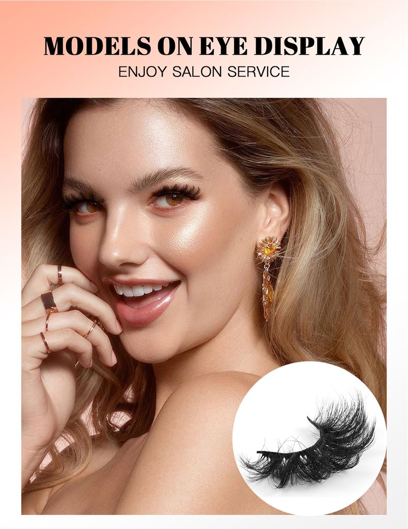 7 Pairs of False Eyelashes Volumize and curl eyelashes_voghion.com