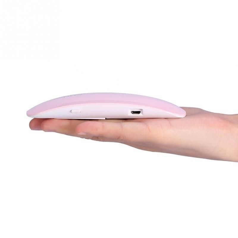 Lampada LED per la polimerizzazione dello smalto in gel UV da 6 W, portatile e alla moda, strumento per manicure portatile_voghion.com