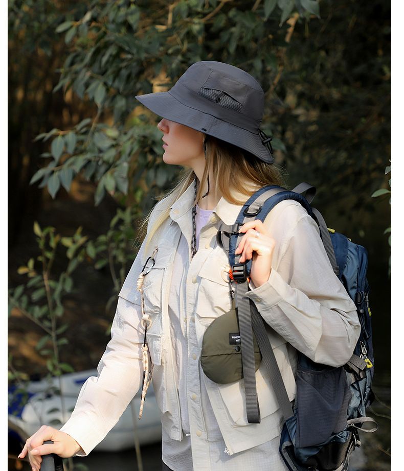 UPF 50+ Women's Sun Hat - Wide Brim Outdoor & Travel Hat For Beach, Hiking & Sports_voghion.com
