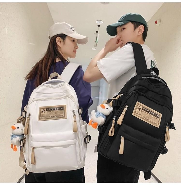 Mochila sencilla y atractiva para exteriores, portátil, para hombres y mujeres, ideal para estudiantes de primaria, secundaria y universidad._voghion.com
