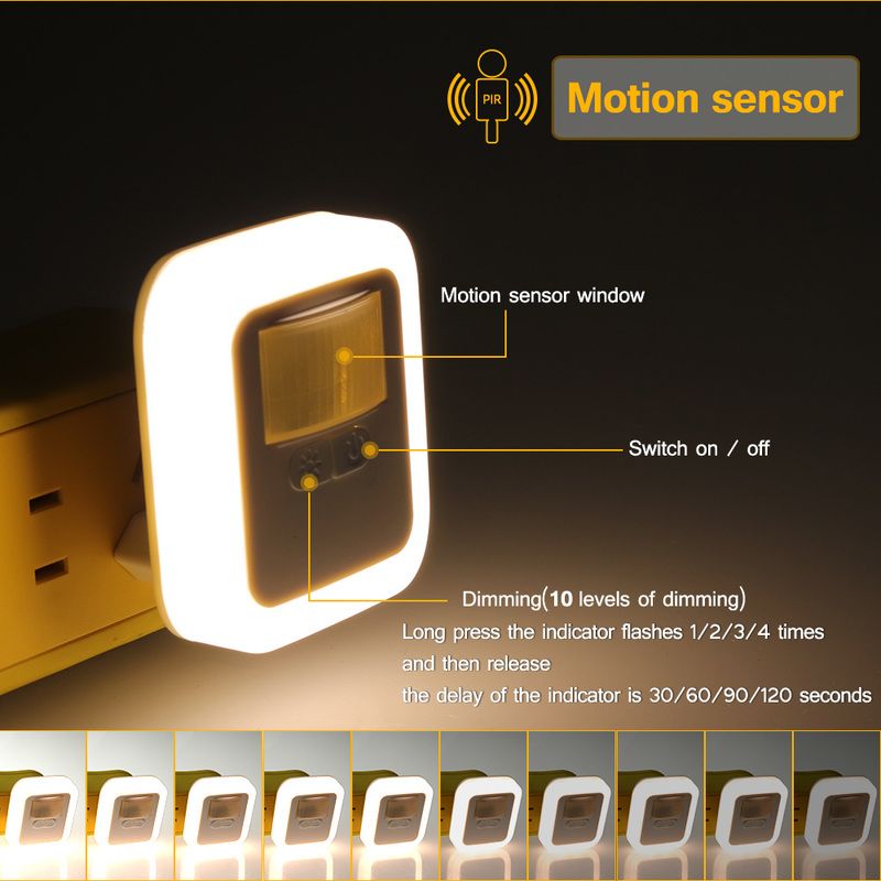 led Night light Motion Sensor Light Bedroom Decor Lamp Home Staircase Closet Aisle Decorative Night Lamp Christmas Gift for kids_voghion.com
