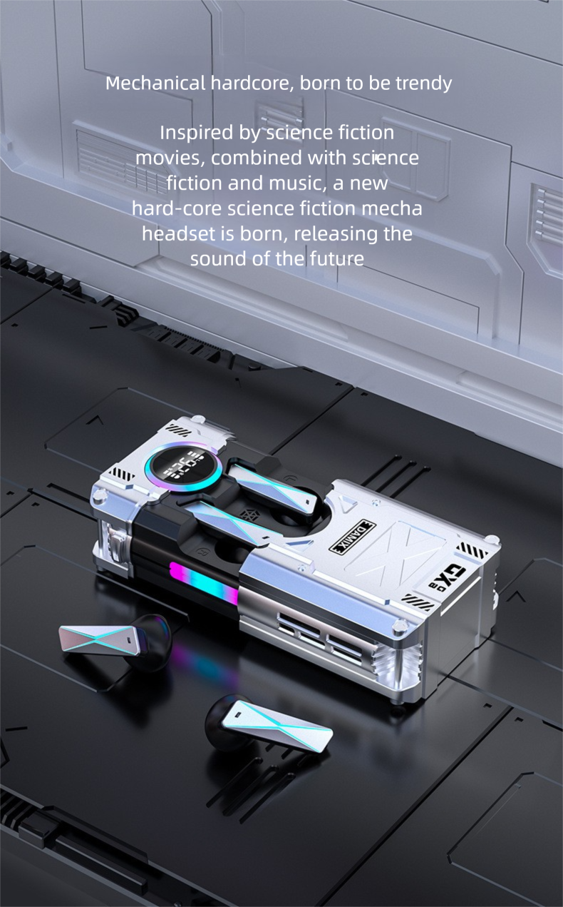 Private Model DX-08/07 Ultra-Long Battery Life Gaming Wireless Earphones TWS Bluetooth 5.3_voghion.com
