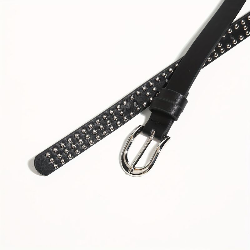 Neuer Liu Nail Fashion Punk-Stil breiter personalisierter Damen-Jeans-Universalgürtel_voghion.com