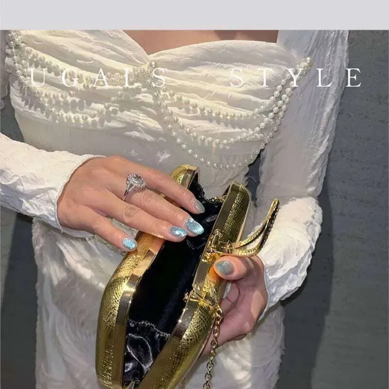 Designer Clutch voor dames, formeel feest, glittertas, avondtas, klassieke ketting, kleine vierkante handtas_voghion.com