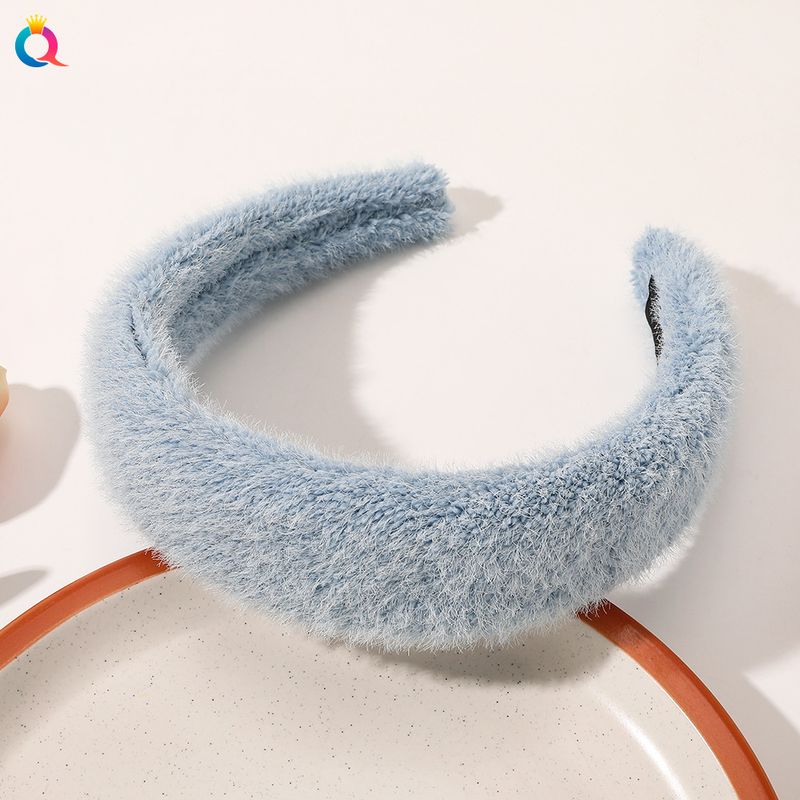 Fascia per capelli in visone sintetico per donna - Fascia per capelli calda e soffice per l'inverno, elegante accessorio per capelli annodato da indossare tutti i giorni, alla moda e comodo (colori multipli)_voghion.com