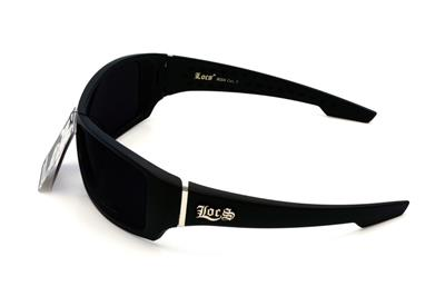 Men's Locs sunglasses with dark black frame_voghion.com