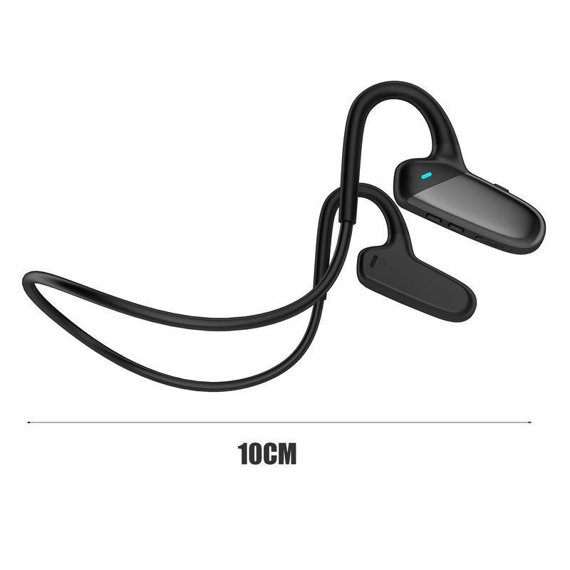 F808 Wireless Headset Bluetooth-compatible 5.0 Bone Conduction HiFi Ear Hook Sports Earphone For Cycling Running Fiess_voghion.com