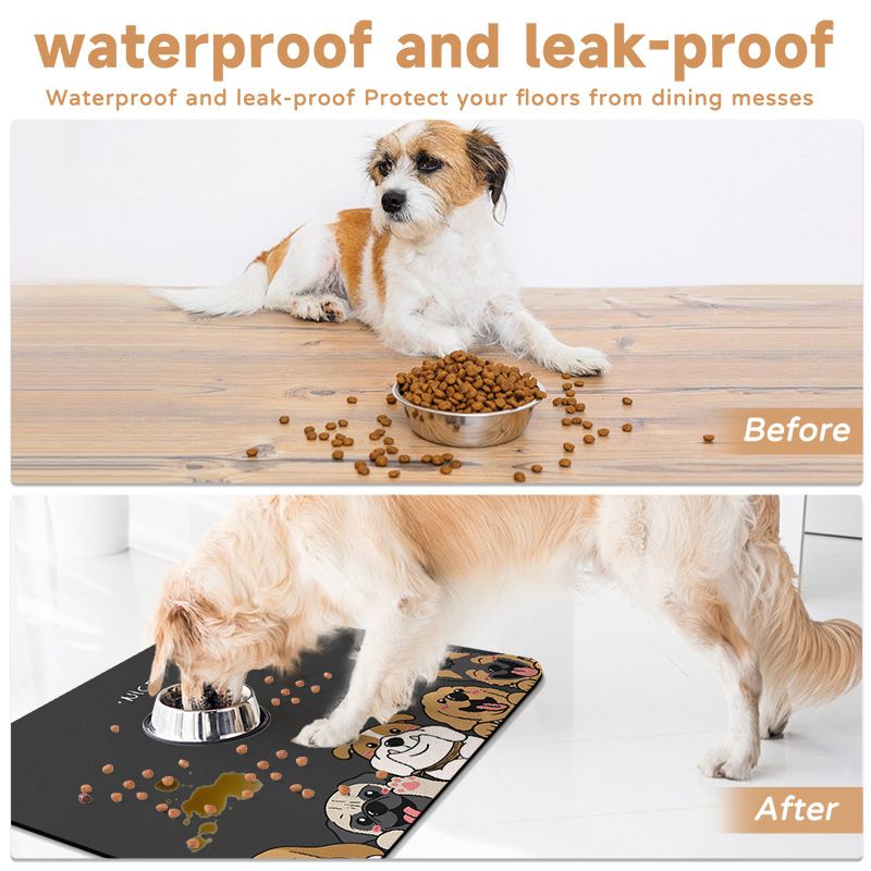 Feeding Water Absorption Wear-Resistant Pet Bed Summer Sleeping Dog Cage Board Cat Mat_voghion.com