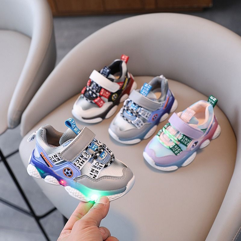 Chi's Mädchen 1–6 und Jungen im Alter von 3 Jahren, atmungsaktives Mesh mit rutschfesten, weichen Sohlen, trendige Baby-Lauflernschuhe für junge_voghion.com