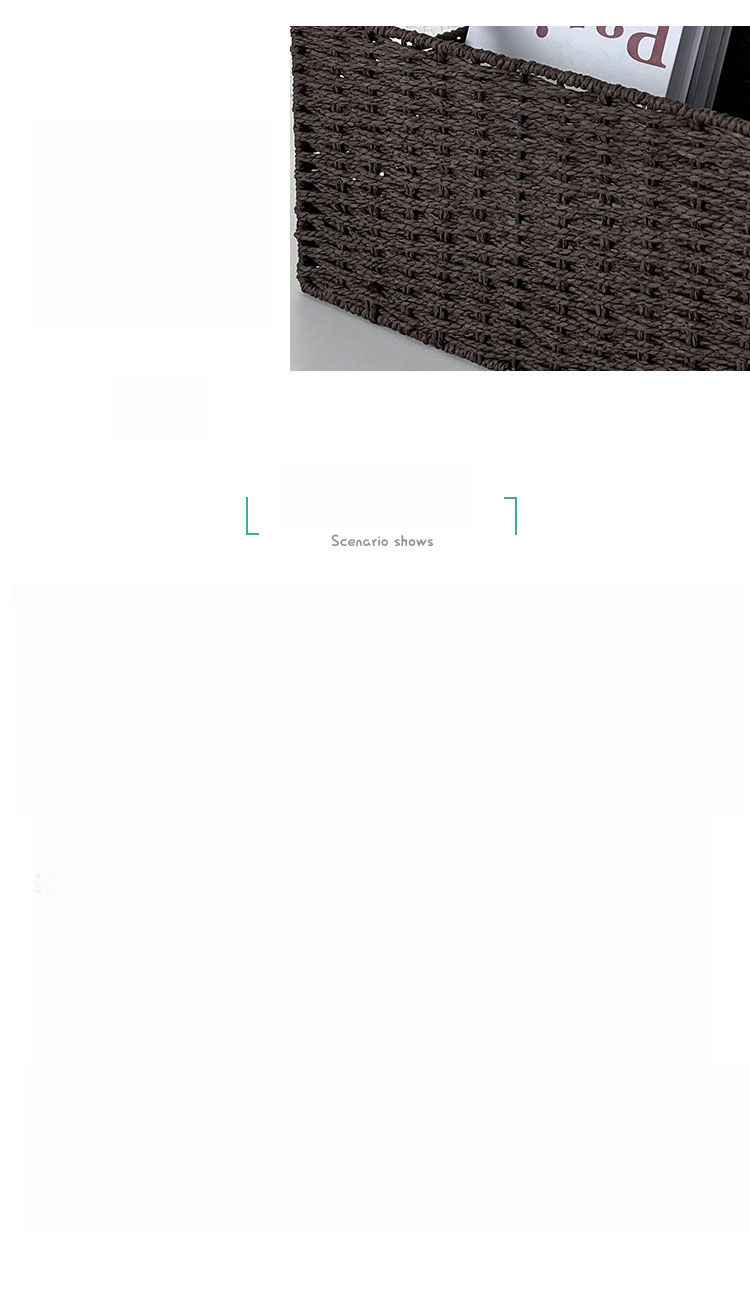 Armario de dormitorio de gran capacidad, cesta de almacenamiento de tela tejida para libros, aperitivos, juguetes y artículos diversos._voghion.com