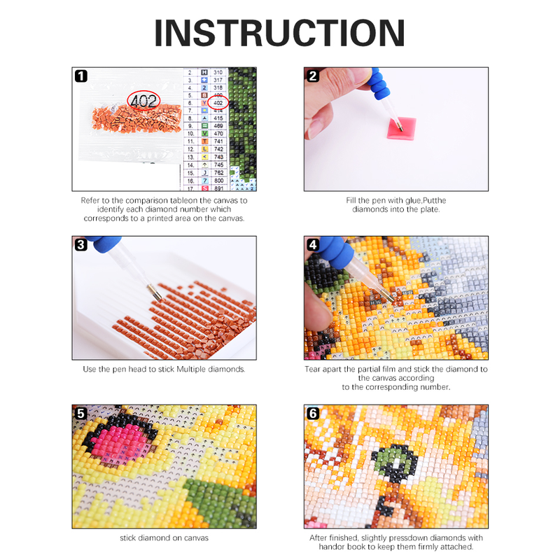 PhotoCustom 5d Diamond Painting Dusk Watchtower Scenery Full Square/Round Drill Diamond Embroidery Diamond Mosaic Picture_voghion.com
