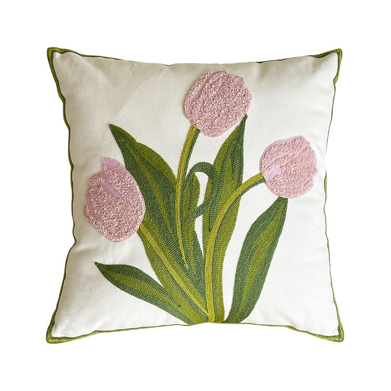Tulip Cute Wohnzimmer Sofa Kissen Kopfstütze Kissen Set_voghion.com