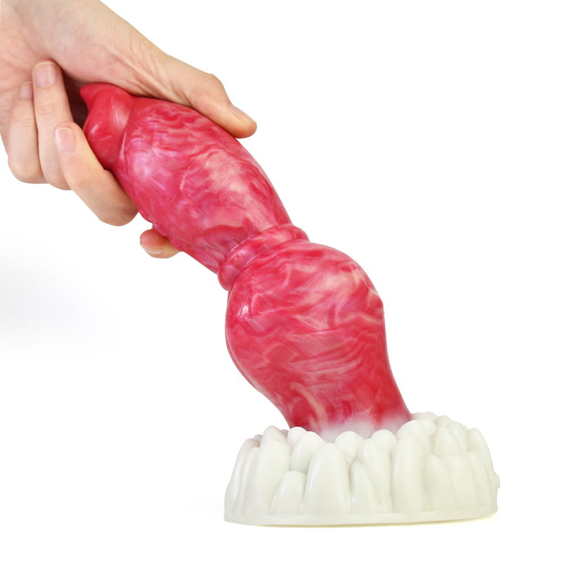 NNSX Dog Knot Dildo con Sucke Silicone Fo Vibato Multicolo Dick Punta a punta Giocattoli sessuali per adulti per uomini Avanzati_voghion.com