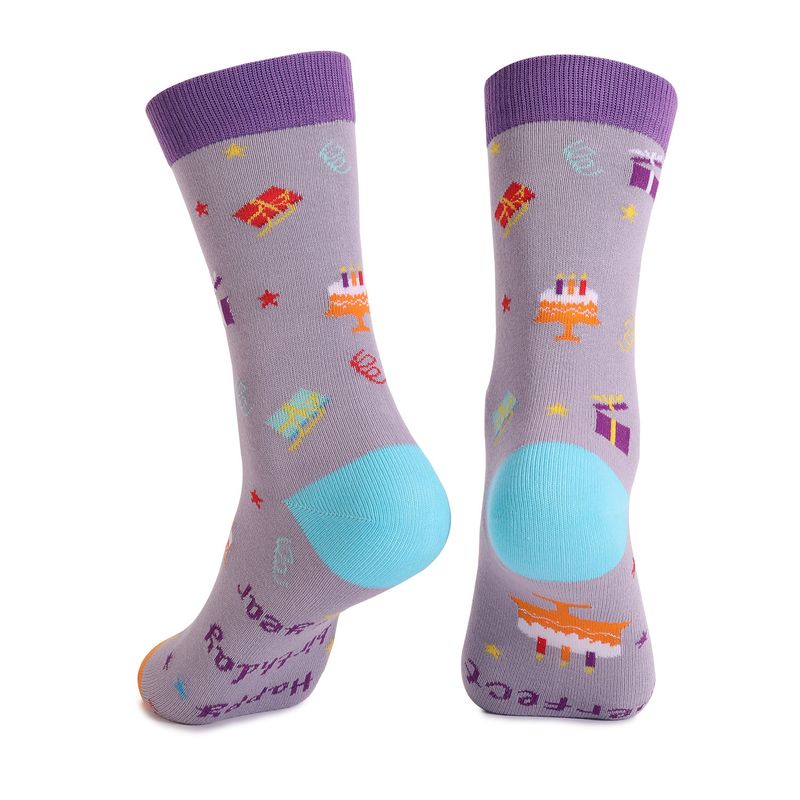 Calzini regalo di compleanno taglie forti Calzini tubolari spessi in cotone pettinato autunno inverno Calzini natalizi_voghion.com