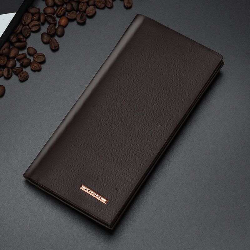 Hengsheng Men's Long Korean Style Multi-Card Slot Large Capacity Wallet For Men_voghion.com