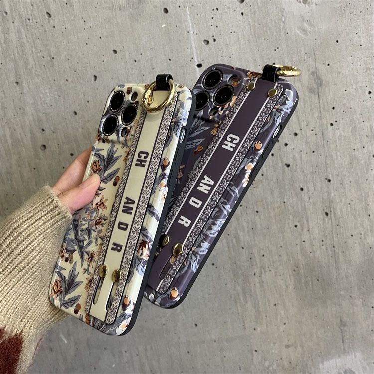 Trendy Brand Is Suitable For Iphone15 Wristband Mobile Phone Case IPhone14promax All-inclusive 11 Anti-drop Classical 12 Men And Women 13_voghion.com