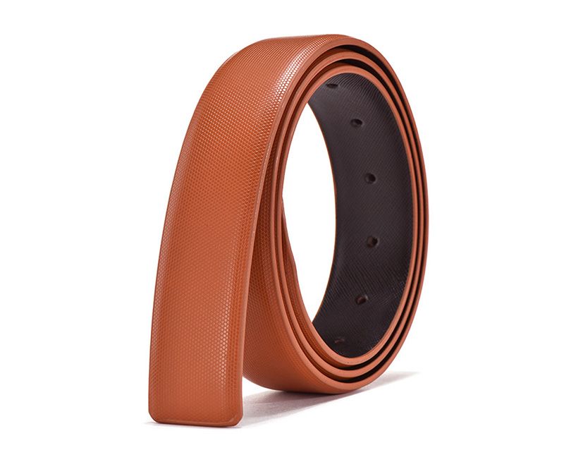 HOT FARINA Double Sided 2nd Layer Quality Genuine Leather for Smooth Slide & Pin 3.3cm Belts Men Cowhide without Buckle_voghion.com