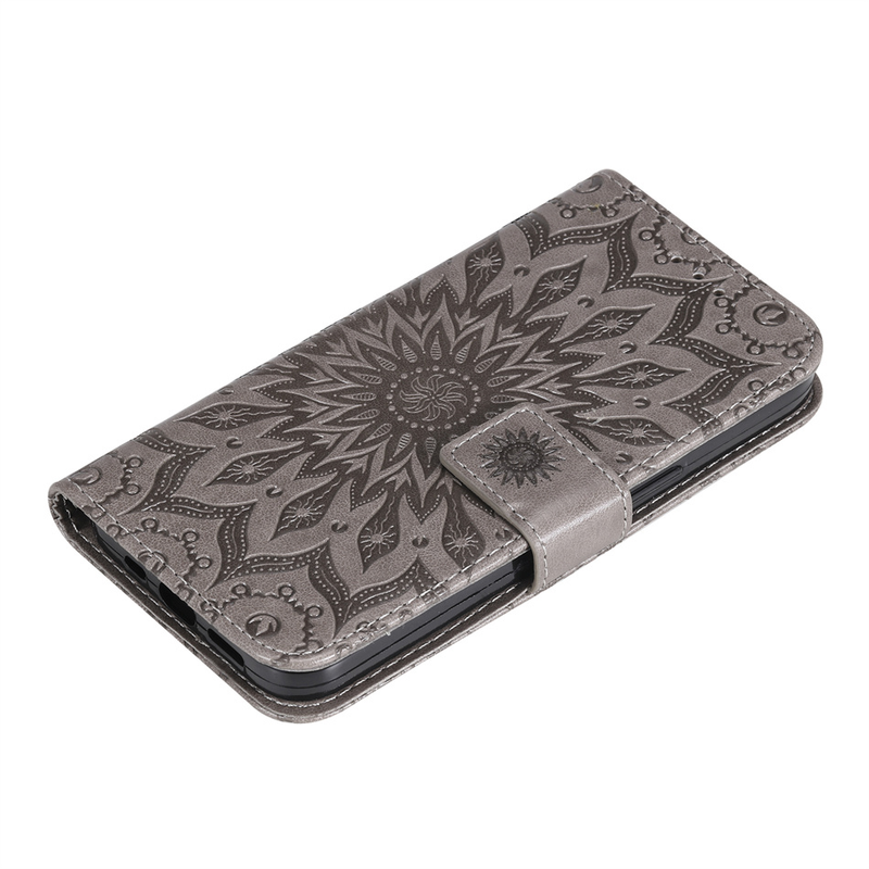 Cute Datura Flip Case Etui For Samsung Galaxy A03 A13 Lite A12 A23 A33 A52 A52S A53 A73 S21 S20 FE S22 5G Card Wallet Co_voghion.com