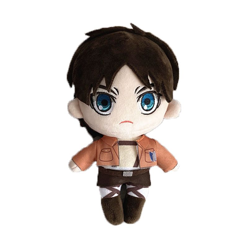 Anime Napad na Titane Plišane Igračke Lutka Kawaii Levi Eren Mikasa Slatka Kawaii Kolekcija Zelena Plišana Lutka Rođendanski Pokloni Za Djecu_voghion.com