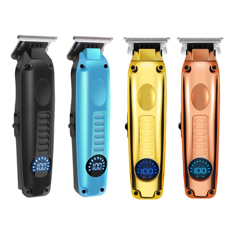 Wiederaufladbarer Haarschneider per USB - Ölkopf-LCD-Digitalanzeige mit Schnitzfunktion_voghion.com