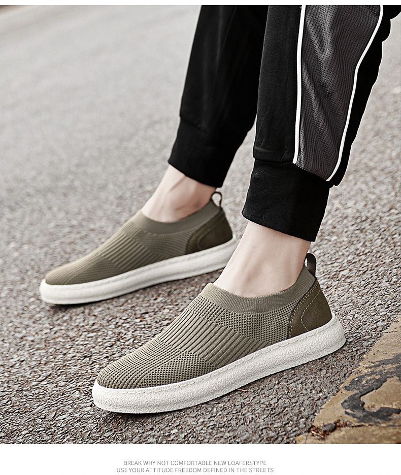 Scarpe da tavola retrò in pelle di vacchetta intrecciata Fly, comode scarpe da tavola in rete con interno invisibile e aumento dell'altezza_voghion.com