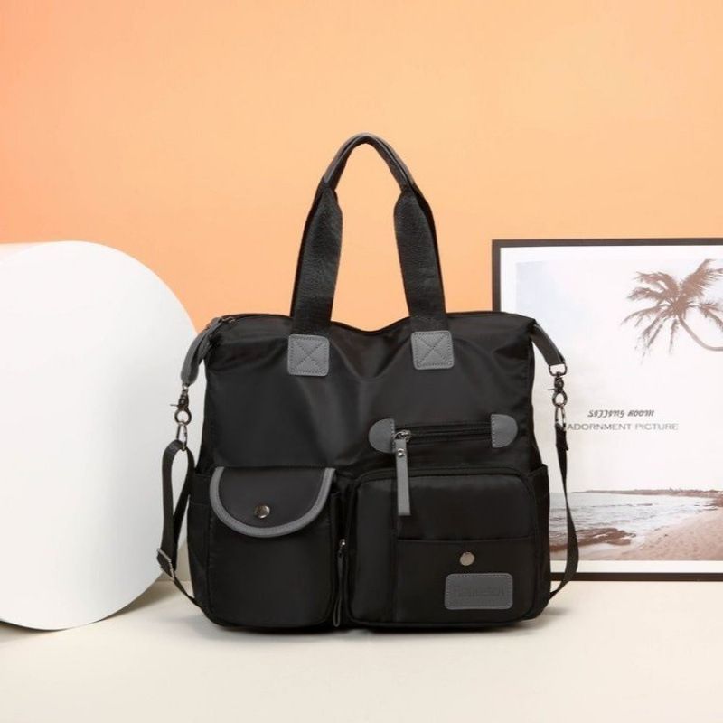 Borsa da viaggio a tracolla grande in nylon per mamma da donna, nuova moda 2024_voghion.com