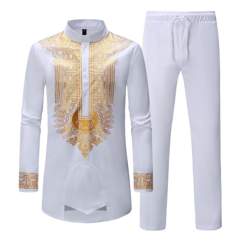 Spring and Autumn New Versatile Printed British Men's Phoenix Set TZ11_voghion.com