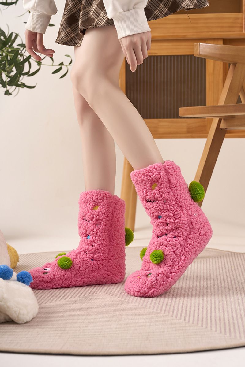 Lamb Soc, tubo centrale per bambini, pavimento carino autunnale e invernale con velluto per il calore in casa, sonno super spesso lungo_voghion.com