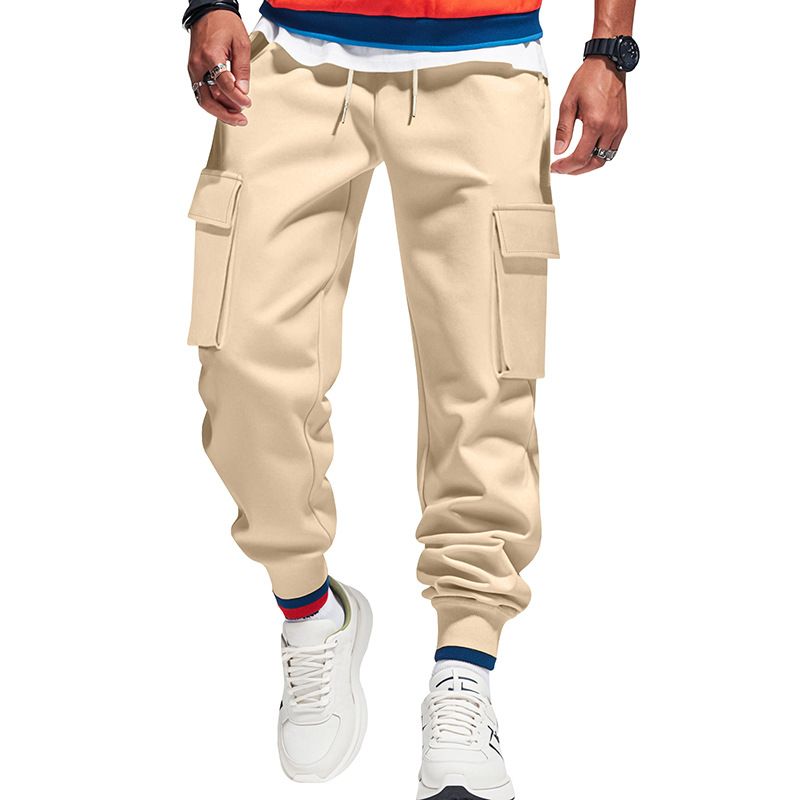 Men's Heavyweight Cargo Overalls – Multi-Pocket Utility Pants, Oversized Streetwear Style, Comfort Fit (S-XXXL_voghion.com