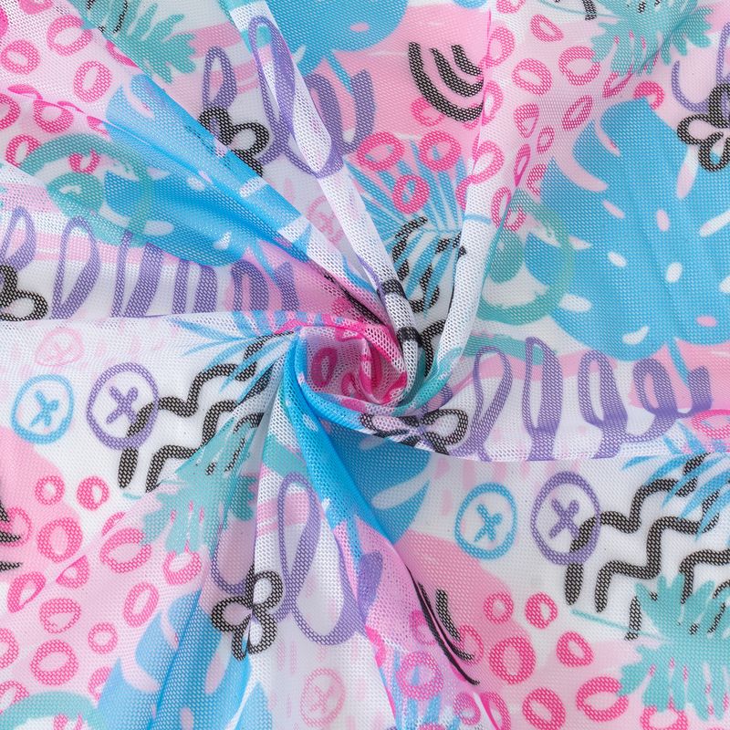 Clothing Multi Color Printing Sexy High End Bikini Three Piece Women's Swimsuit_voghion.com