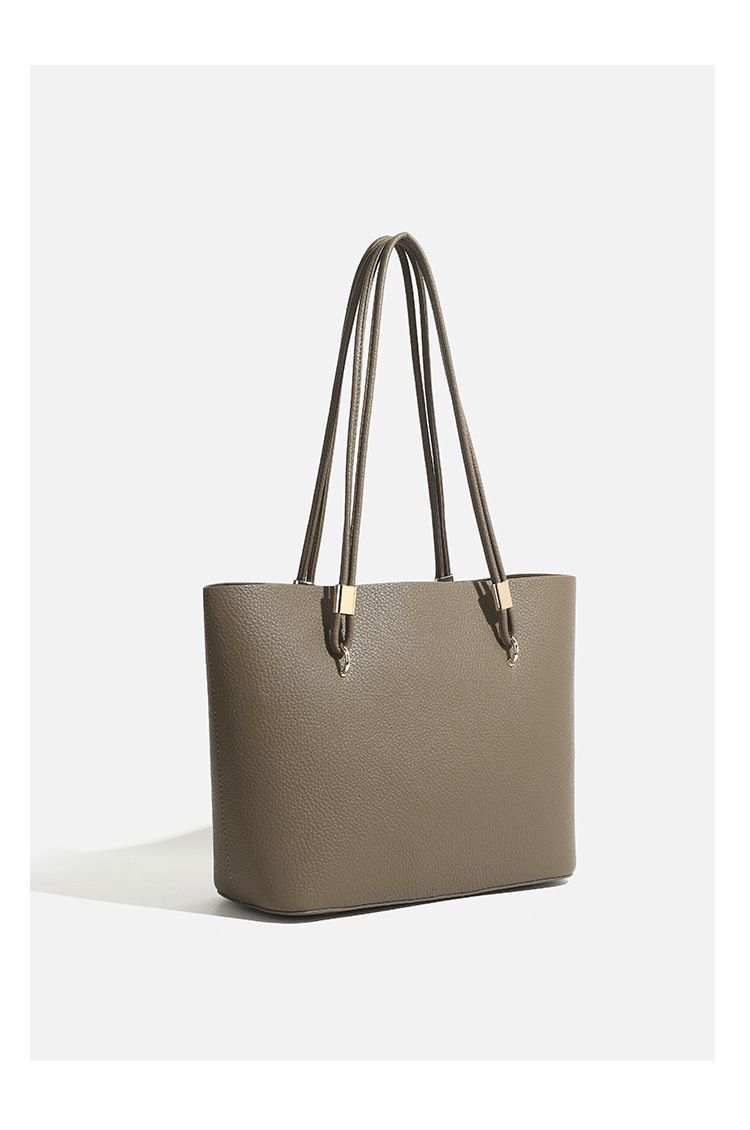 Borsa a mano semplice alla moda Hundred 2025, borsa monospalla, grande capacità, borsa da pendolare, borsa da ascella con texture di alta qualità_voghion.com