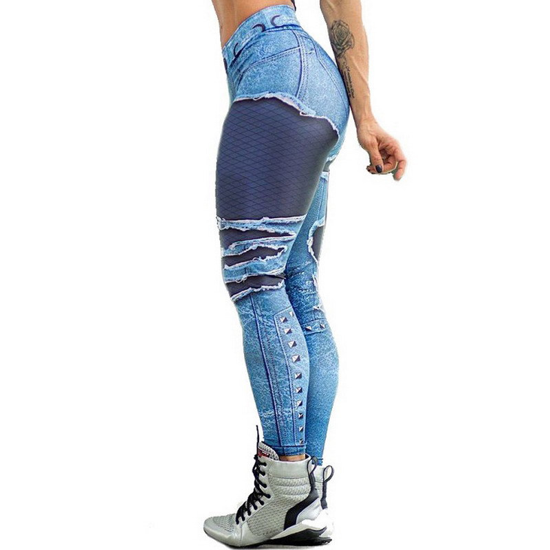 leggings de yoga de sport imprimés en denim sexy qui soulèvent les fesses_voghion.com