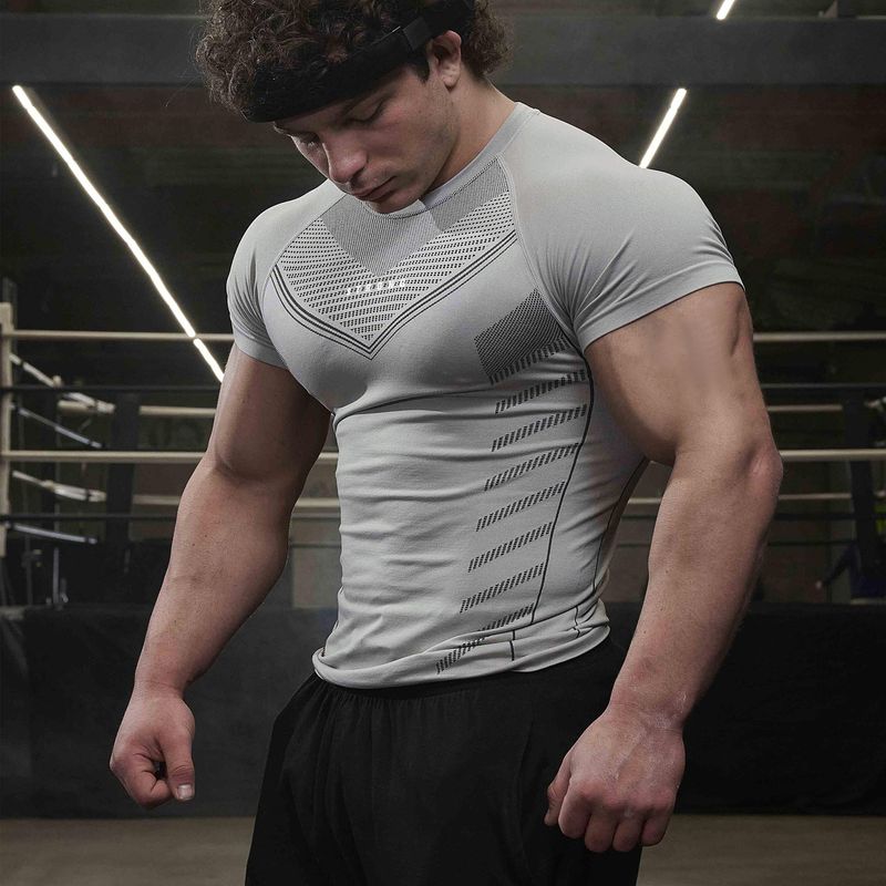Performance-Enhanced Quick-Dry Gym Tee - 93% High-Tech Fiber For Muscle Definition & Street Style (Breathable, Moisture-Wicking, Unisex Fit)_voghion.com