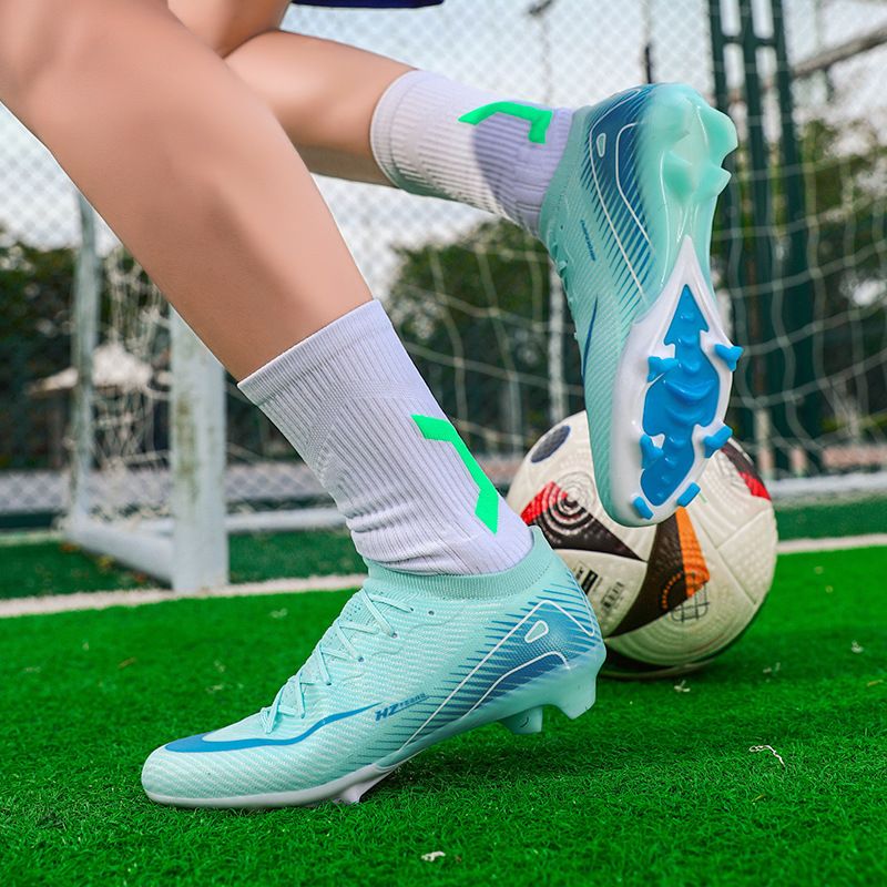 Scarpe da calcio basse per uomo e donna - Scarpe da calcio leggere con tacchetti in gomma antiscivolo per allenamento e partite su erba naturale e artificiale_voghion.com
