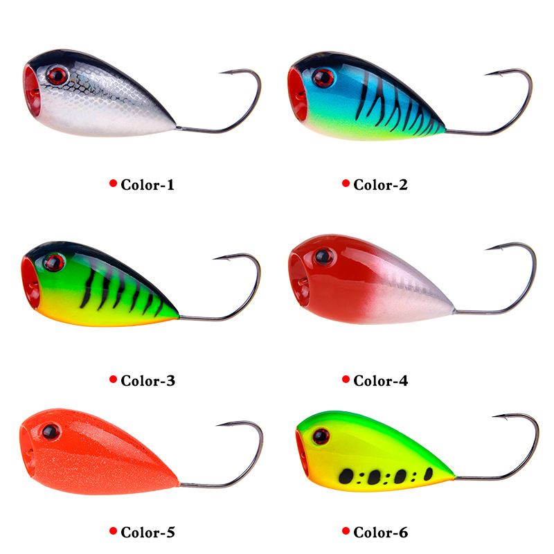 Hot Style Lure Big Mouth Single Hook Hit Water Wave Climb 13G/8CM Floating Water Bait Simulation Bait Fishing Gear_voghion.com