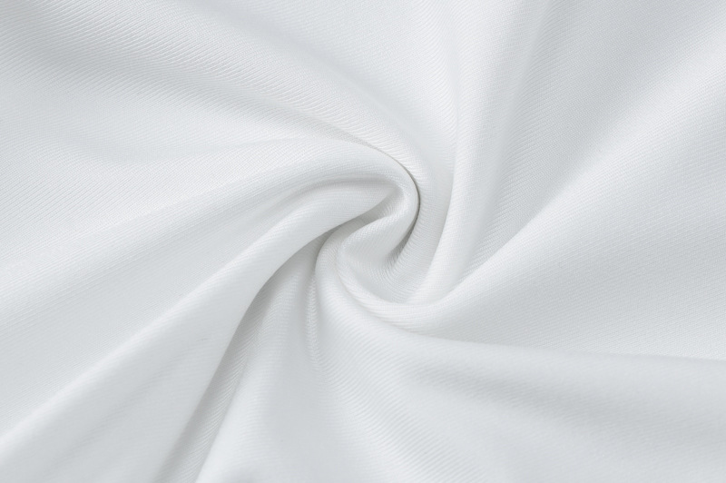 Damenbekleidung Neues einfarbiges Temperament, eingewickelte Brust, Korsett, Spleißen, Netzband, plissiertes kurzes Kleid_voghion.com