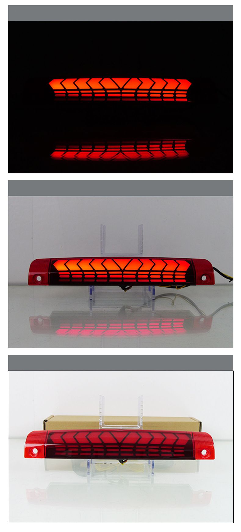 Auto-LED-Hochbremslicht für Toyota Alphard/Vellfire 20/30 Serie 2008–2022, DRL, dynamisches Blinker-Bremslicht, 12 V Tageslicht_voghion.com