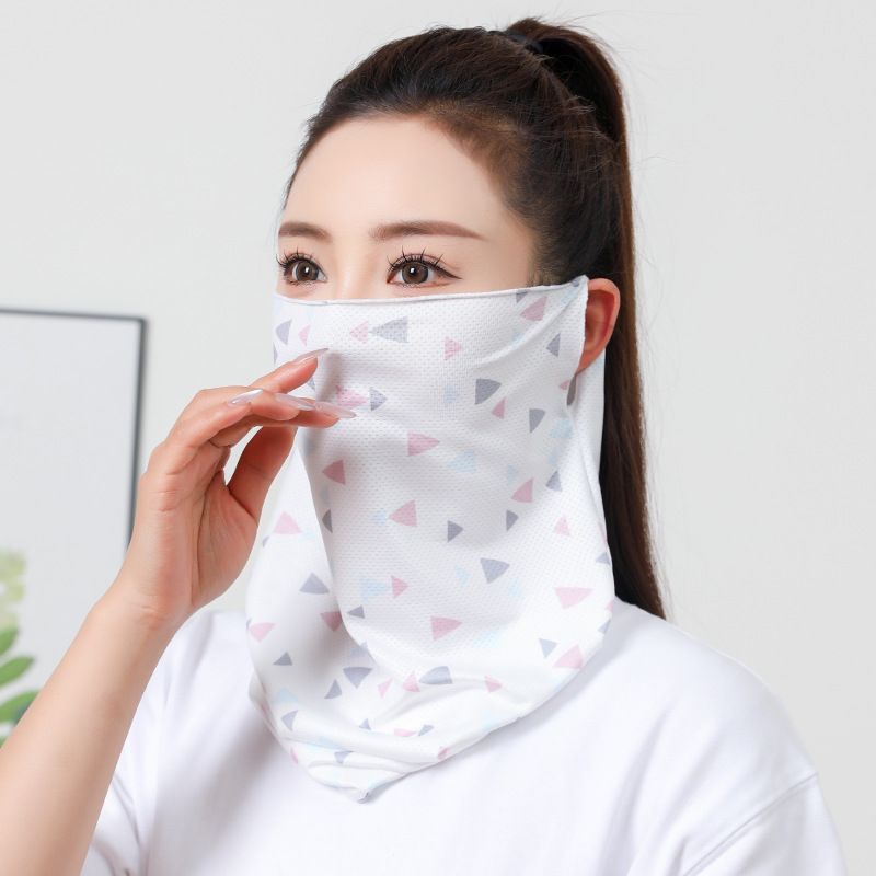 Zomer dun ademend zonnemasker nekwarmer buiten fietsen reizen winddicht stofdicht uv-bescherming voor vrouwen_voghion.com